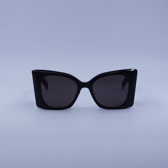 Saint Laurent SLM119/F BLAZE 003 Sunglasses Black/Havana Butterfly Frame main image 4